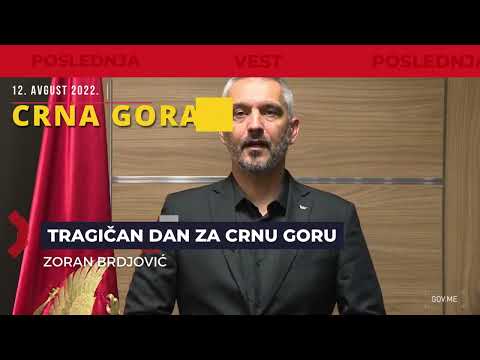 TRAGIČAN DAN ZA CRNU GORU!