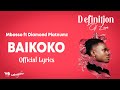 Download Mbosso Diamond Platnumz Baikoko Lyric Video Mp3 Song