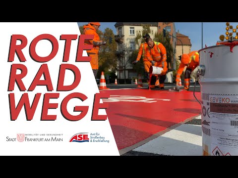 Mehr Sicherheit auf Frankfurts Straßen |  Radwegmarkierungen in Sachsenhausen