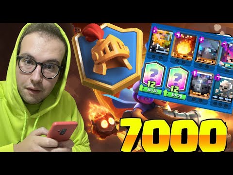 ASSURDO!! Ho fatto le 7000 con un Nuovo Deck con le CARTE al 12!!! [Top 250 Italia] -Clash Royale