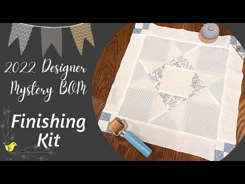 2022 Designer Mystery Block of the Month - Finishing Kit, Cuts & Ohio Star Block