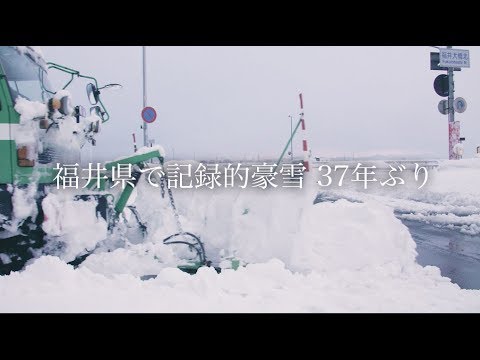 福井の大雪　五六豪雪以来の大雪　2018年2月6日