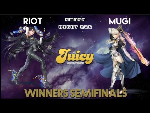 JuicySmashNight #25 - Winners Semifinals - Riot v. Mugi