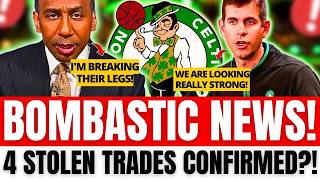 BREAKING NEWS! 4 SHOCKING TRADES CONFIRMED FOR THE BOSTON CELTICS? | LAKERS AT RISK | NBA