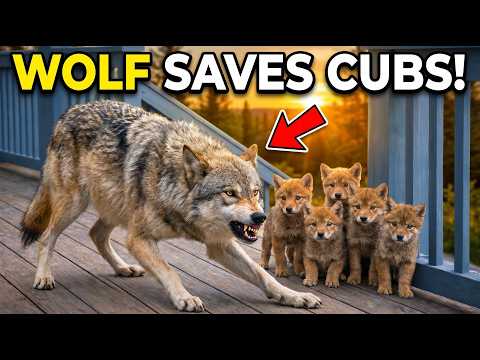 Many years ago he saved a wolf cub… and one day something incredible happened 😱❤️