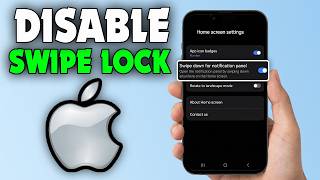 How to disable swipe down on lock screen (Updated)