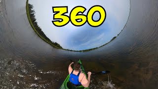 Kayaking in Canada with an Insta360 One X2