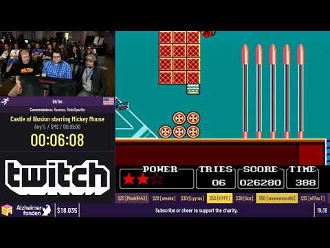 Castle of Illusion starring Mickey Mouse [Any%] by btrim - #ESASummer19