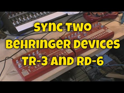 Behringer RD6 and TR3 Sync
