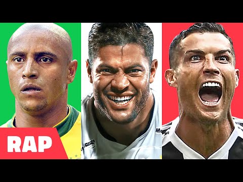 ♫  RAP DOS 10 JOGADORES COM OS CHUTES MAIS POTENTES