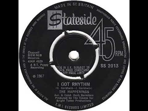 UK New Entry 1967 (135) The Happenings - I Got Rhythm