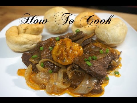 ABSOLUTE Best JAMAICAN LIVER And ONIONS RECIPE EVER / How to Cook