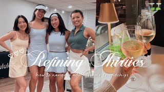 Making friendships in your thirties looks like this 👀👯♀️