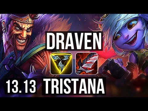 DRAVEN vs TRISTANA (MID) | 3.1M mastery, 6 solo kills, 600+ games | EUW Master | 13.13