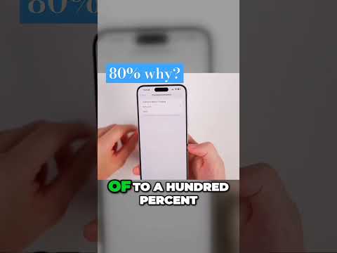 Boost Your iPhone 15 Battery Life: Why Charging to 80% is Key!