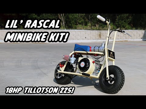 ONE DAY BUILD! 18hp Lil' Rascal Minibike Kit from Gopowersports!