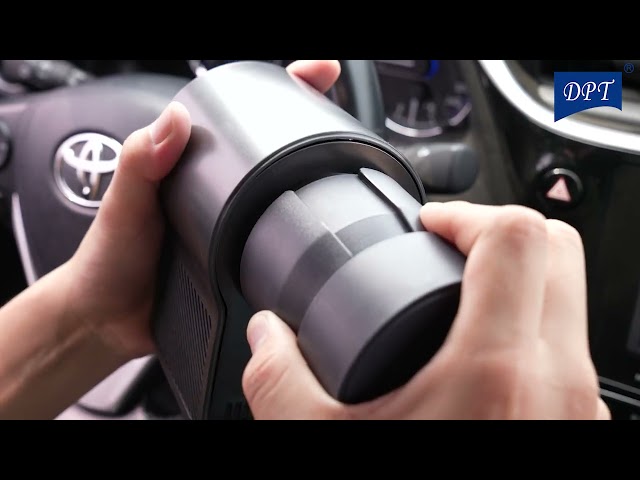 حامل تبريد أكواب كهربائي - تبريد سريع للمشروبات، سهل الاستخدام أثناء القيادة، يناسب أحجام أكواب متعددة،ضمان سنتان