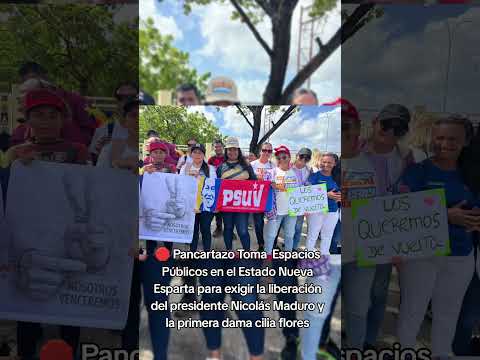 Nueva Esparta habla y exige la liberación del presidente Nicolás Maduro.