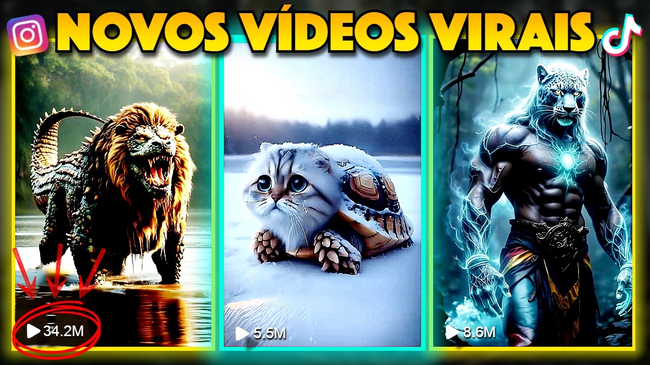 Como ganhar R$6.000 com vídeos de FUSÃO DE ANIMAIS (viral gerado por IA)