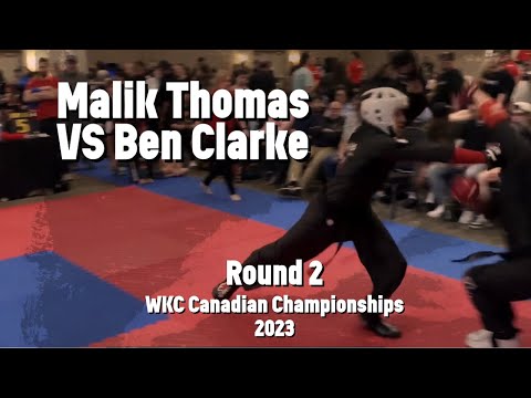 🤜🏻💥 Malik Thomas VS Ben Clarke, Round 2 -  Sparring at WKC Canadian Championships 2023