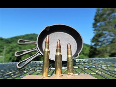 30-30 vs 308 vs 30-06 - Cast Iron Skillets