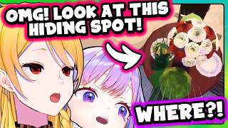 Kaela 'found a person' in a crazy hiding spot.... Biboo: ?!?! 【MECCHA CHAMELEON】