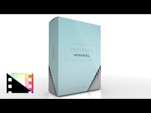 ProIntro Minimal- Professional Minimalistic Introductions for Final Cut Pro X - Pixel Film Studios
