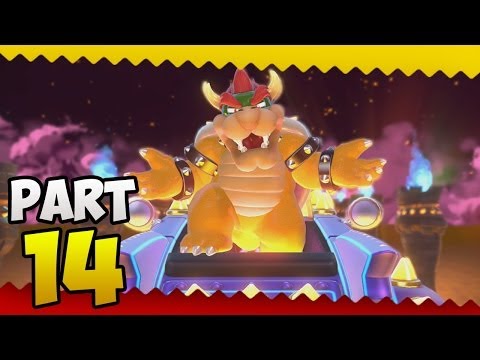 Super Mario 3D World : Part 14 - Bowser's lava Lake Keep