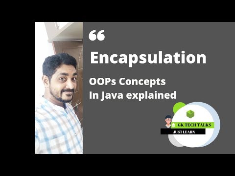 Oops Concepts Encapsulation Java Tutorialsession 7