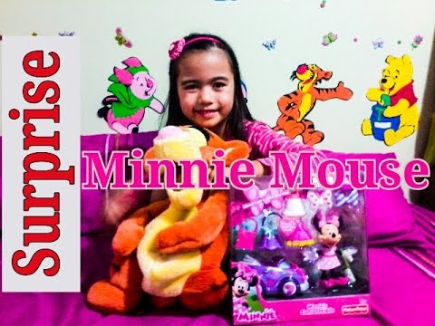 DISNEY JUNIOR Videos Mickey Mouse Clubhouse Minnies Bow-Tiques Convertible Car Kids Balloons & Toys Video