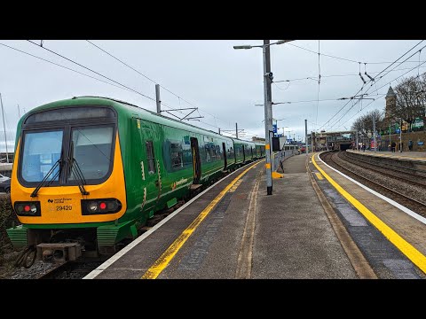 RARE Irish Rail 29000 class Commuter train 29420 departing Platform 3 at Dún Laoghaire.