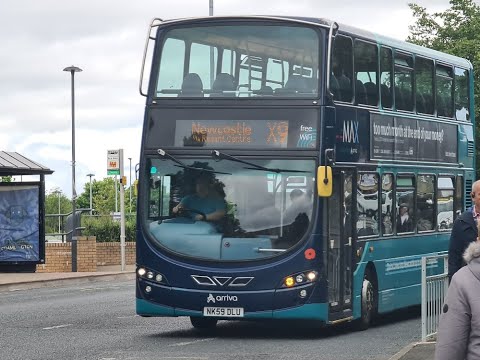 Arriva Northumbria Pulsar Gemini DB300 7602 Route X9