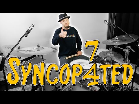 7/4 Syncopated Math Groove on DRUMS!