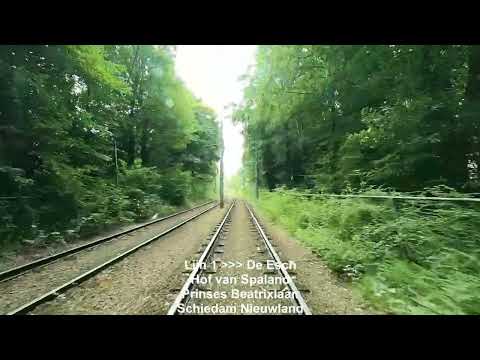 Cabinerit RET tram 1 Holy - De Esch 31 Juli 2025