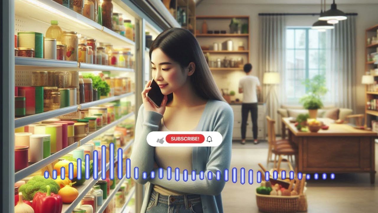 🥘 The Fridge Call | Quantifiers: a lot of / a little / a few / some / any | American | A2 Listening