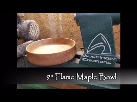 #30 Figured Maple Bowl Wood Turning
