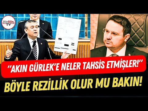 Özgür Özel 'rezillik' diye açıkladı: Akın Gürlek'e tahsis edilenleri belge belge açıkladı!