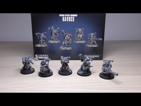 Chaos Space Marines Havocs - Review (WH40K)