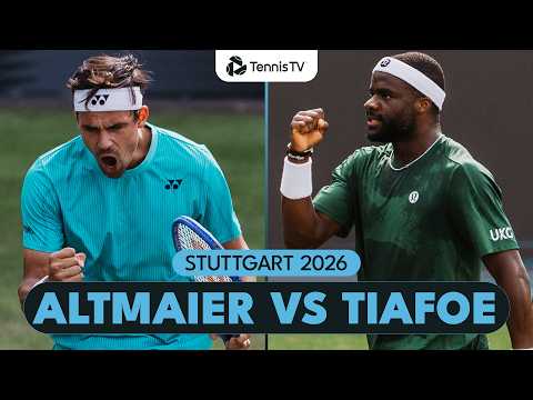 Daniel Altmaier vs Frances Tiafoe Tight Contest 😬 | Stuttgart 2026 Highlights