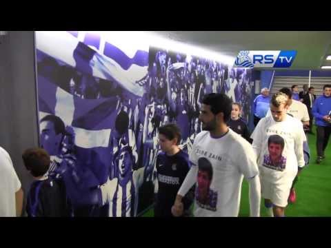 Y saltaron al césped con sus ídolos 05/01/2014