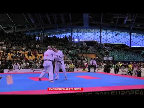 33rd EC IKO, 1/8 +90 Zdenko Lakusic (Serbia, aka) - Ali Zeghbab (France)