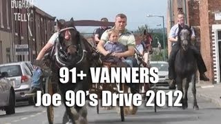 preview picture of video '91+ Vanner Horse Drive - Joe 90's Memorial Drive 2012 - Mini Appleby Horse Fair'