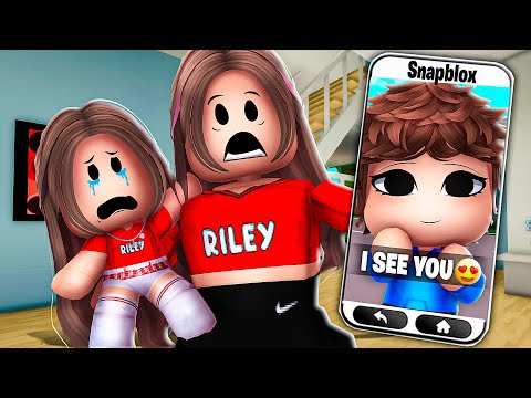 My BABY Has a Stalker In Roblox Snapchat.. (Brookhaven)