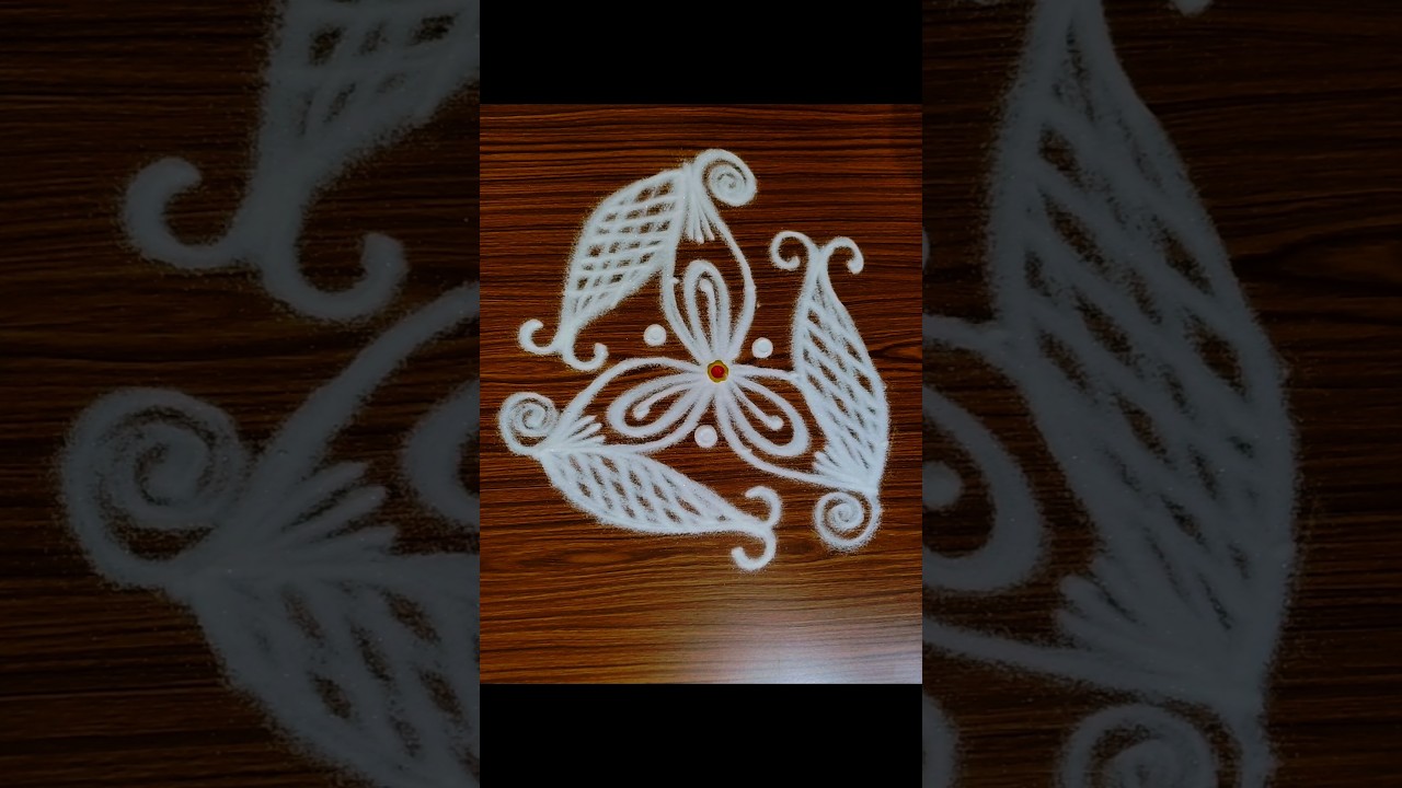 Simple beginners🌺 kolam