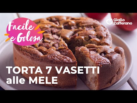TORTA 7 VASETTI alle MELE - SUPER FACILE e GOLOSA😍🍎❤️
