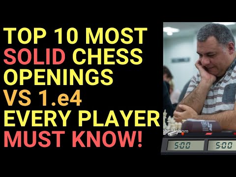 Top 10 Most Solid Chess Openings vs 1.e4