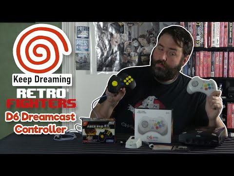 Retro Fighters D6 (Dreamcast) Controller (Switch, PC, & PS3) - Adam Koralik