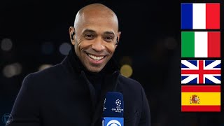 Thierry Henry Speaking 4 Different Languages