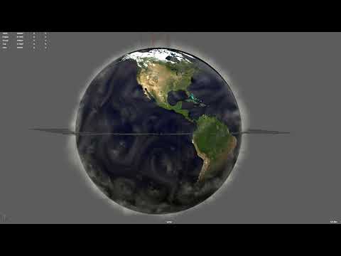 cloudy earth. Bifrost Graph maya
