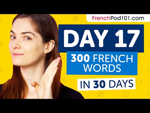 Day 1 10 300 Learn 300 French Words in 30 Days Challenge
